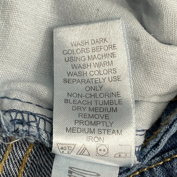 Women Within Jeans Womens 18W Plus Blue Denim Straight Leg 5 Pocket Cotton - Picture 8 of 12